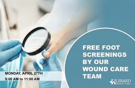 Free community foot screenings