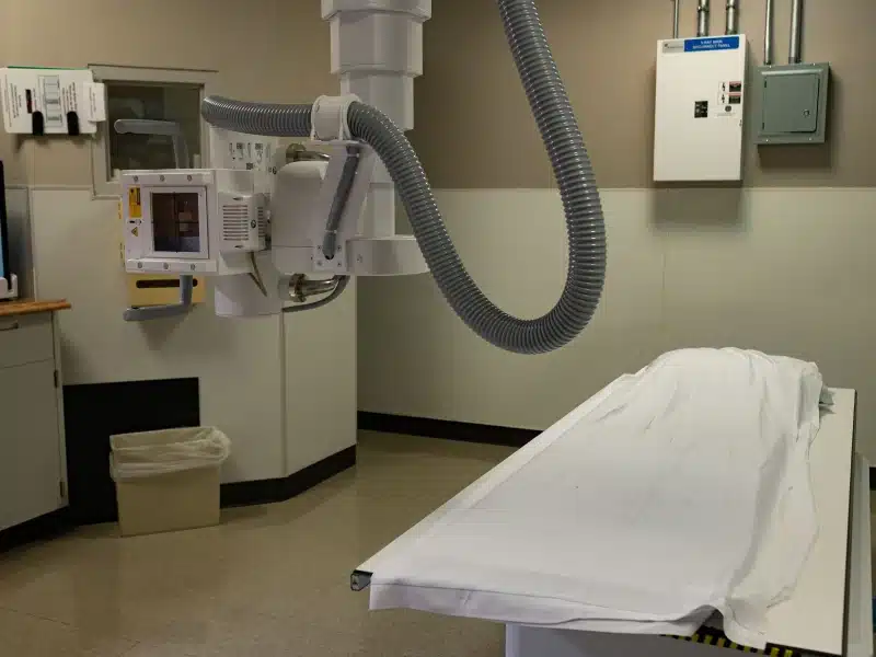 X-ray imaging room at Girard Medical Center
